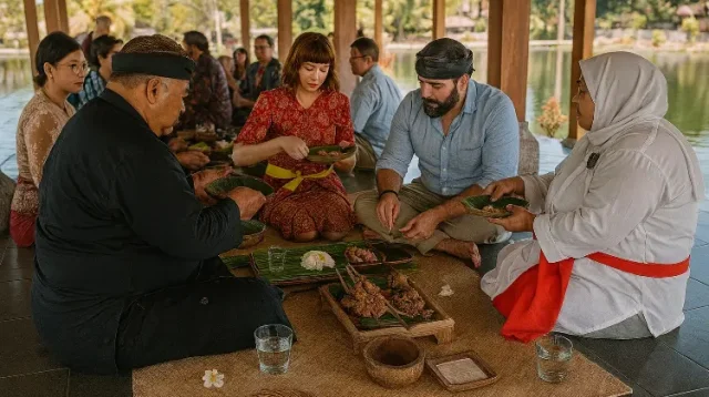 Megibung Megibung: Tradisi Makan Bersama Khas Karangasem Bali yang Sarat Makna