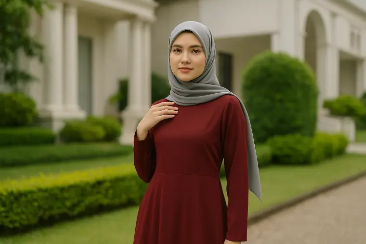 Jilbab Warna Abu-Abu: Kalem dan Berwibawa